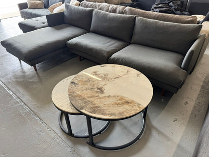 ⭐️ Gray L-shape Sofa | Pre-owned – Steam cleaned | SYDNEY WIDE DELIVERY