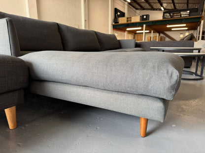 ⭐️ Gray L-shape Sofa | Pre-owned – Steam cleaned | SYDNEY WIDE DELIVERY