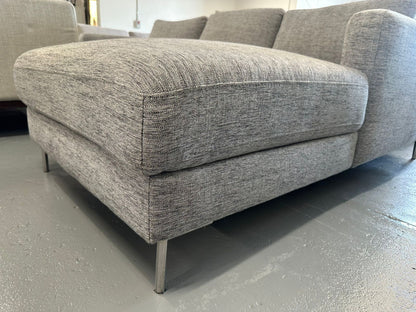 ⭐️ Grey L shape adjustable headrest sofa | Pre-owned – Steam cleaned | SYDNEY WIDE DELIVERY