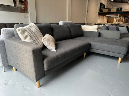 ⭐️ Charcoal L-shape Sofa | Pre-owned – Steam cleaned | SYDNEY WIDE DELIVERY