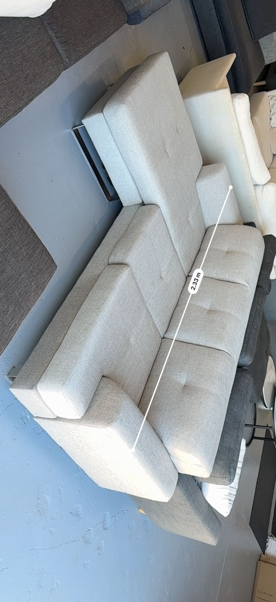 ⭐️ Beige Reversible chaise L-shape Sofa | Pre-owned – Steam cleaned | SYDNEY WIDE DELIVERY