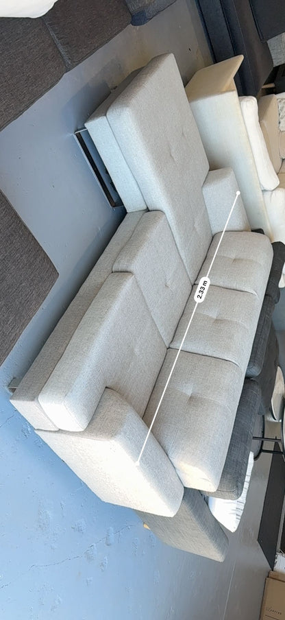 ⭐️ Beige Reversible chaise L-shape Sofa | Pre-owned – Steam cleaned | SYDNEY WIDE DELIVERY