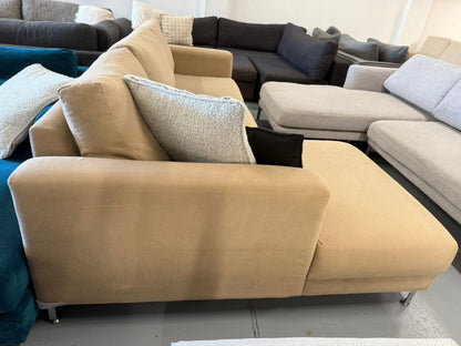 ⭐️ French beige L-shape Sofa | Pre-owned – Steam cleaned | SYDNEY WIDE DELIVERY