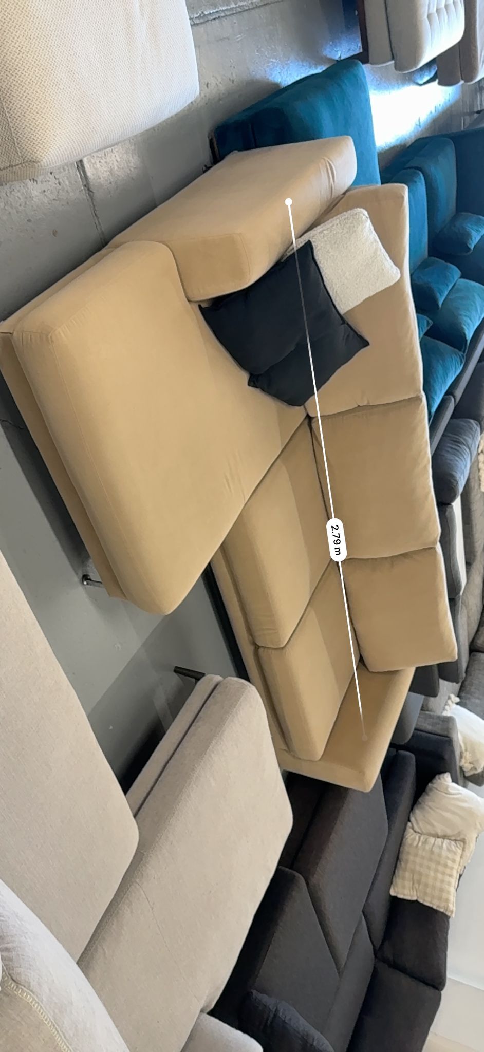 ⭐️ French beige L-shape Sofa | Pre-owned – Steam cleaned | SYDNEY WIDE DELIVERY