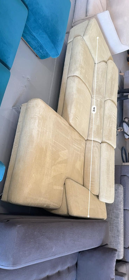 ⭐️Nick Scali Beige Adjustable-headrest Sofa | Pre-owned – Steam cleaned | SYDNEY WIDE DELIVERY