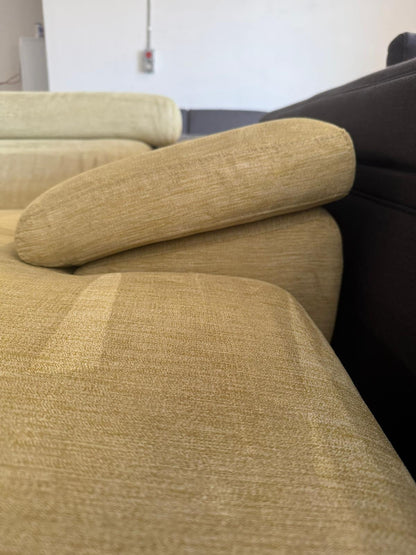 ⭐️Nick Scali Beige Adjustable-headrest Sofa | Pre-owned – Steam cleaned | SYDNEY WIDE DELIVERY