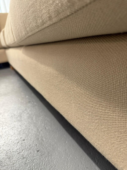 ⭐️ Beige L-shape Sofa | Pre-owned – Steam cleaned | SYDNEY WIDE DELIVERY