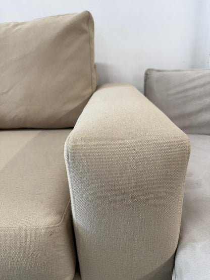 ⭐️ Beige L-shape Sofa | Pre-owned – Steam cleaned | SYDNEY WIDE DELIVERY