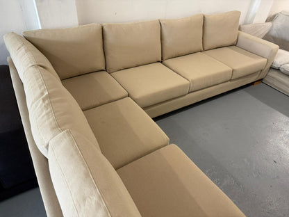 ⭐️ Beige L-shape Sofa | Pre-owned – Steam cleaned | SYDNEY WIDE DELIVERY