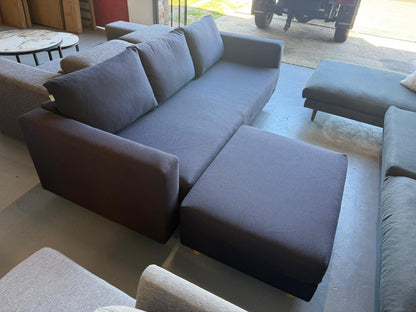 ⭐️ Koala 3 seater with ottoman (Navy blue ) | Pre-owned – Steam cleaned | SYDNEY WIDE DELIVERY
