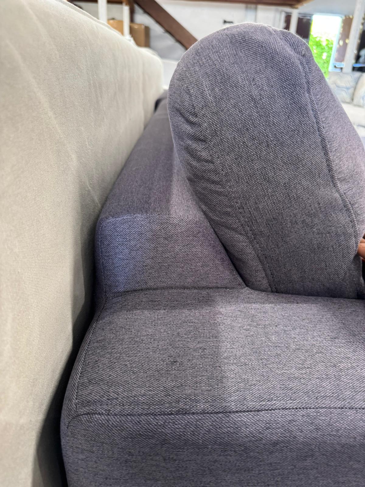 ⭐️ Freedom L shape charcoal sofa  | Pre-owned – Steam cleaned | SYDNEY WIDE DELIVERY