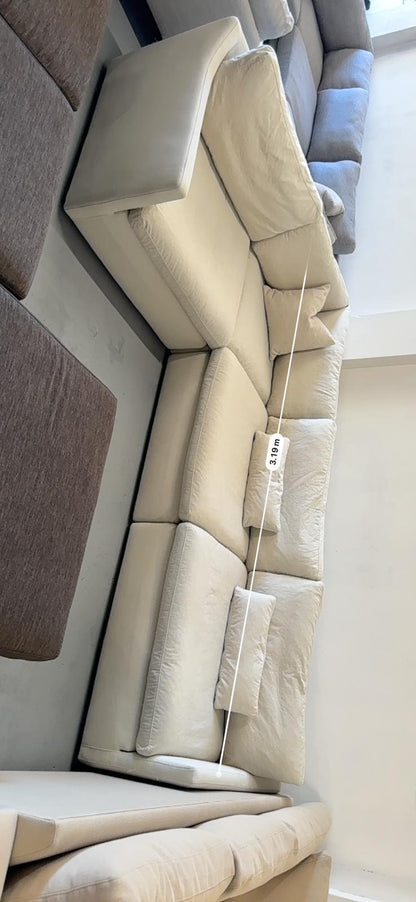 ⭐️ Nick Scali - Beige modular corner lounge | Pre-owned – Steam cleaned | SYDNEY WIDE DELIVERY