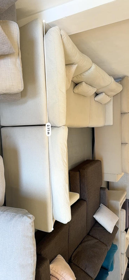 ⭐️ Nick Scali - Beige modular corner lounge | Pre-owned – Steam cleaned | SYDNEY WIDE DELIVERY