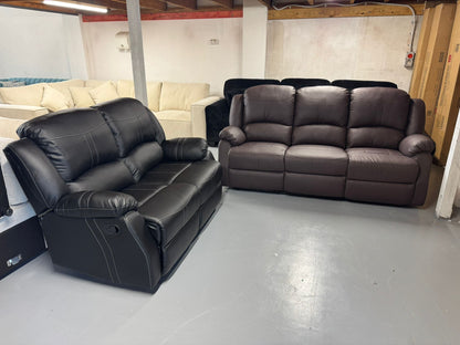 💺 BRAND NEW RECLINERS | Brown and Black  💺