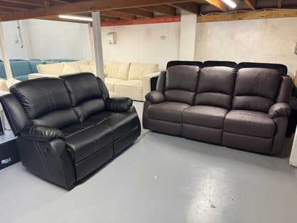 💺 BRAND NEW RECLINERS | Brown and Black  💺