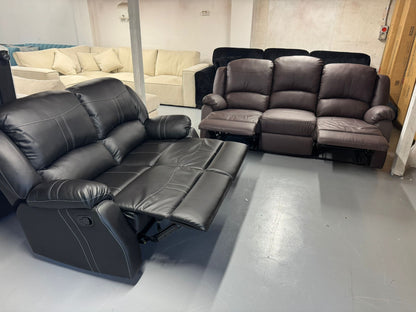 💺 BRAND NEW RECLINERS | Brown and Black  💺