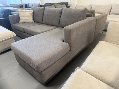 ⭐️Molmic grey L shape sofa | Pre-owned – Steam cleaned | SYDNEY WIDE DELIVERY