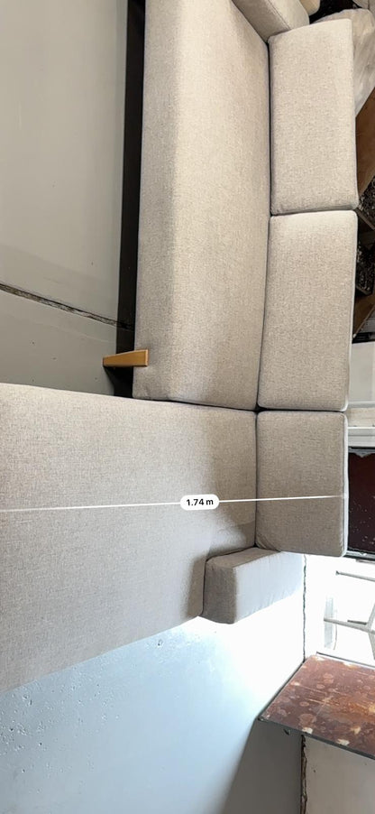 ⭐️ Beige L-shape Sofa | Pre-owned – Steam cleaned | SYDNEY WIDE DELIVERY