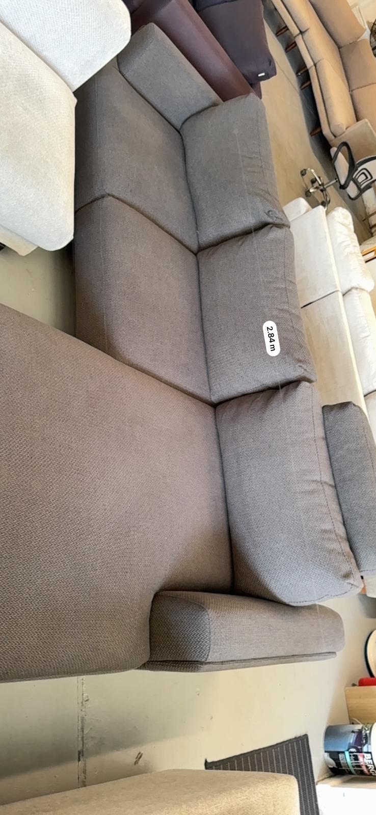 ⭐️ Brosa Charcoal L-shape Sofa | Pre-owned – Steam cleaned | SYDNEY WIDE DELIVERY