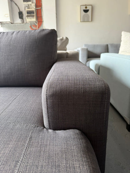 ⭐️ Domayne Charcoal L shape Sofa | Pre-owned – Steam cleaned | SYDNEY WIDE DELIVERY