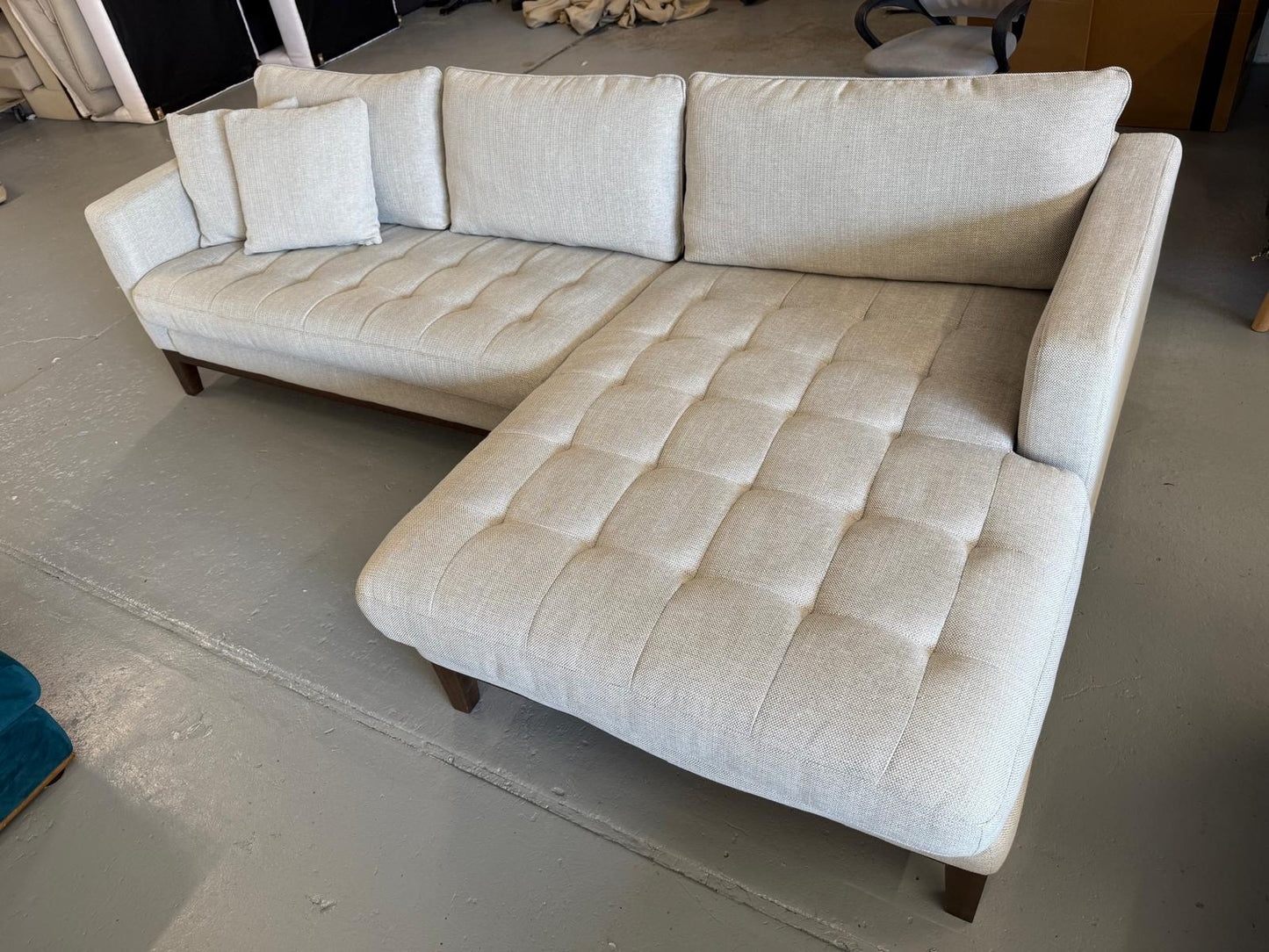 ⭐️Freedom Marley Grey L-shape Sofa | Pre-owned – Steam cleaned | SYDNEY WIDE DELIVERY
