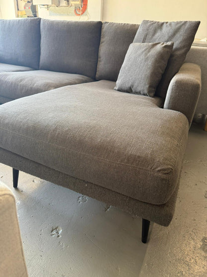 ⭐️ Freedom charcoal L shape Sofa | Pre-owned – Steam cleaned | SYDNEY WIDE DELIVERY
