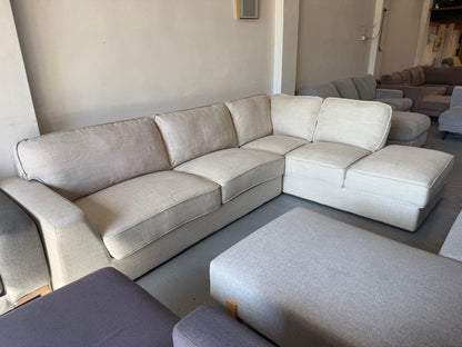 ⭐️ James lane beige L shape sofa | Pre-owned – Steam cleaned | SYDNEY WIDE DELIVERY