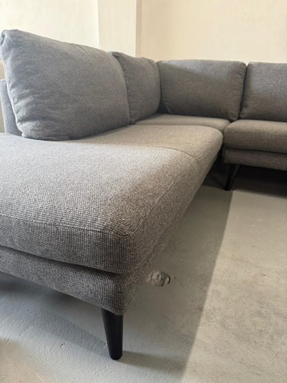 ⭐️Freedom charcoal L shape Sofa | Pre-owned – Steam cleaned | SYDNEY WIDE DELIVERY