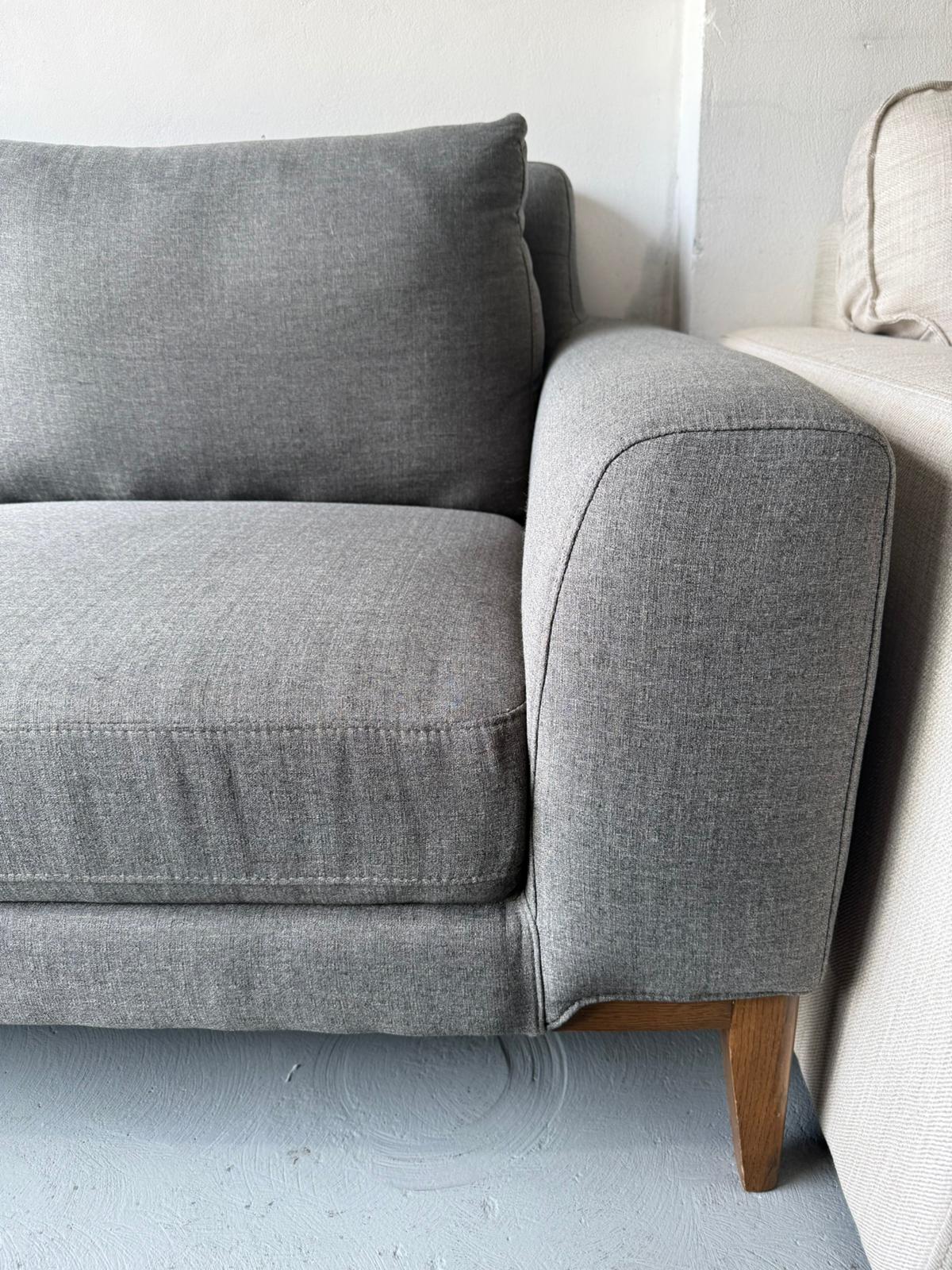 ⭐️ Nick Scali grey L-shape Sofa | Pre-owned – Steam cleaned | SYDNEY WIDE DELIVERY