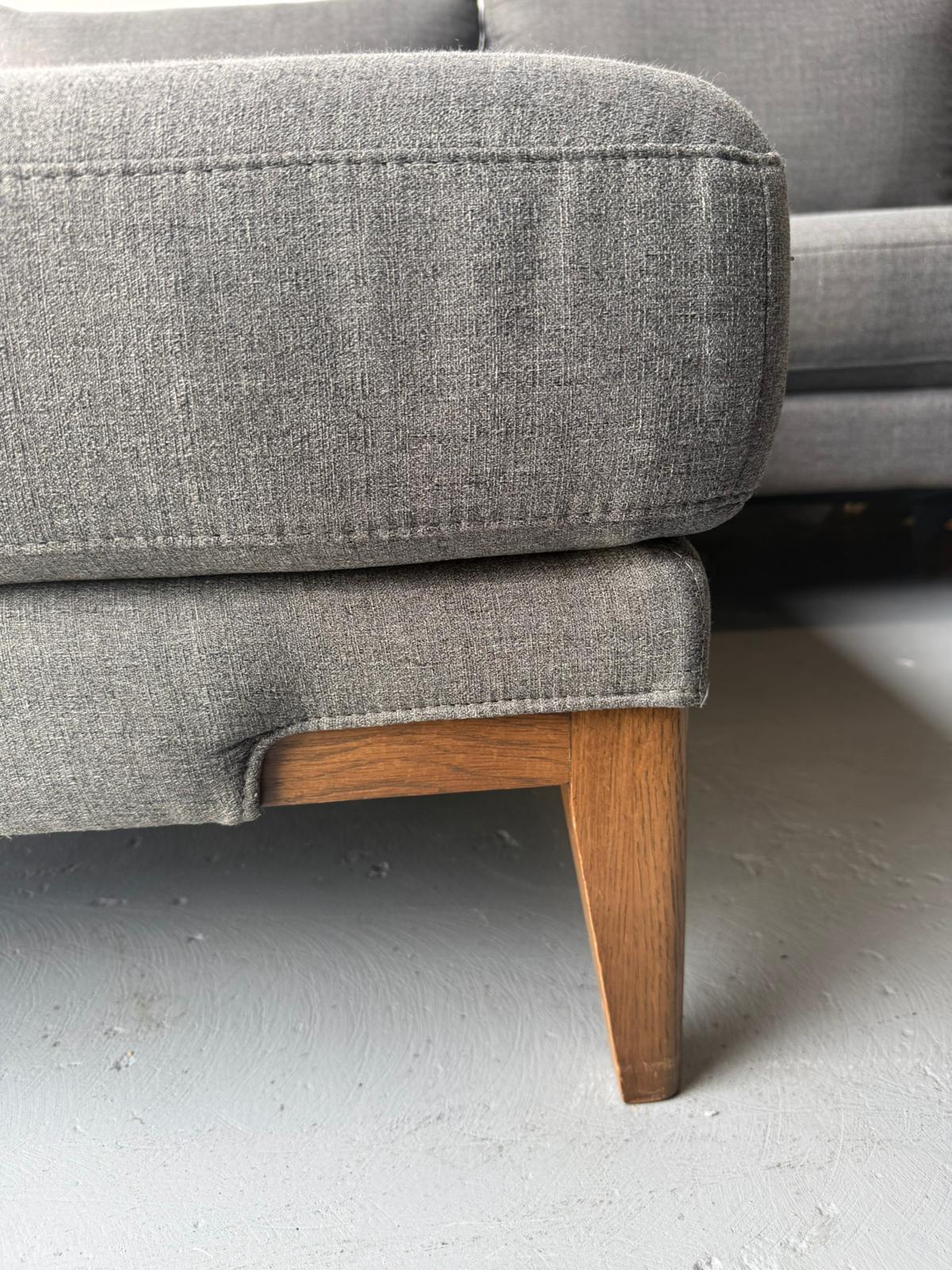 ⭐️ Nick Scali grey L-shape Sofa | Pre-owned – Steam cleaned | SYDNEY WIDE DELIVERY