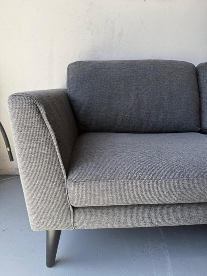 ⭐️ Freedom Charcoal L-shape Sofa | Pre-owned – Steam cleaned | SYDNEY WIDE DELIVERY