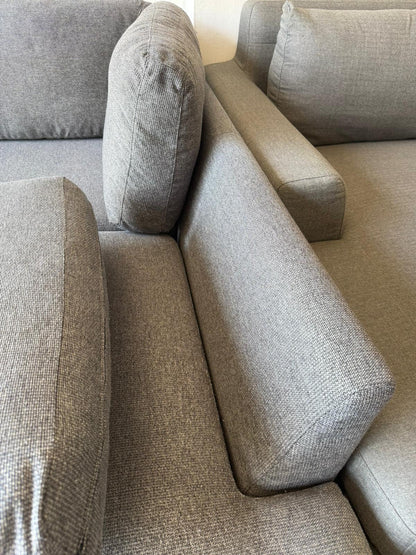⭐️ Freedom Charcoal L-shape Sofa | Pre-owned – Steam cleaned | SYDNEY WIDE DELIVERY