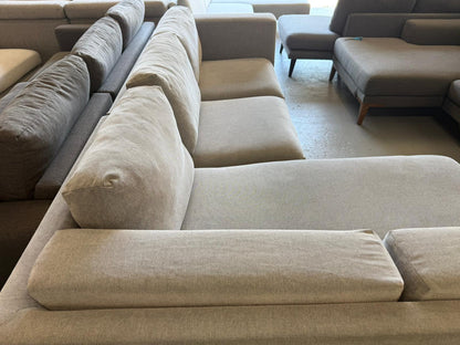 ⭐️ Beige L-shape Sofa | Pre-owned – Steam cleaned | SYDNEY WIDE DELIVERY