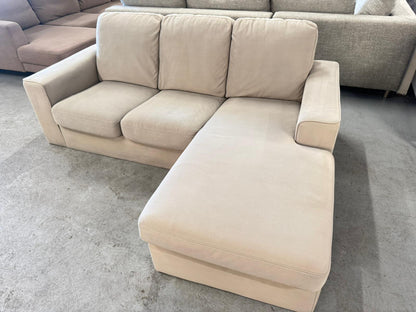 ⭐️ Beige reversible chaise L-shape Sofa | Pre-owned – Steam cleaned | SYDNEY WIDE DELIVERY