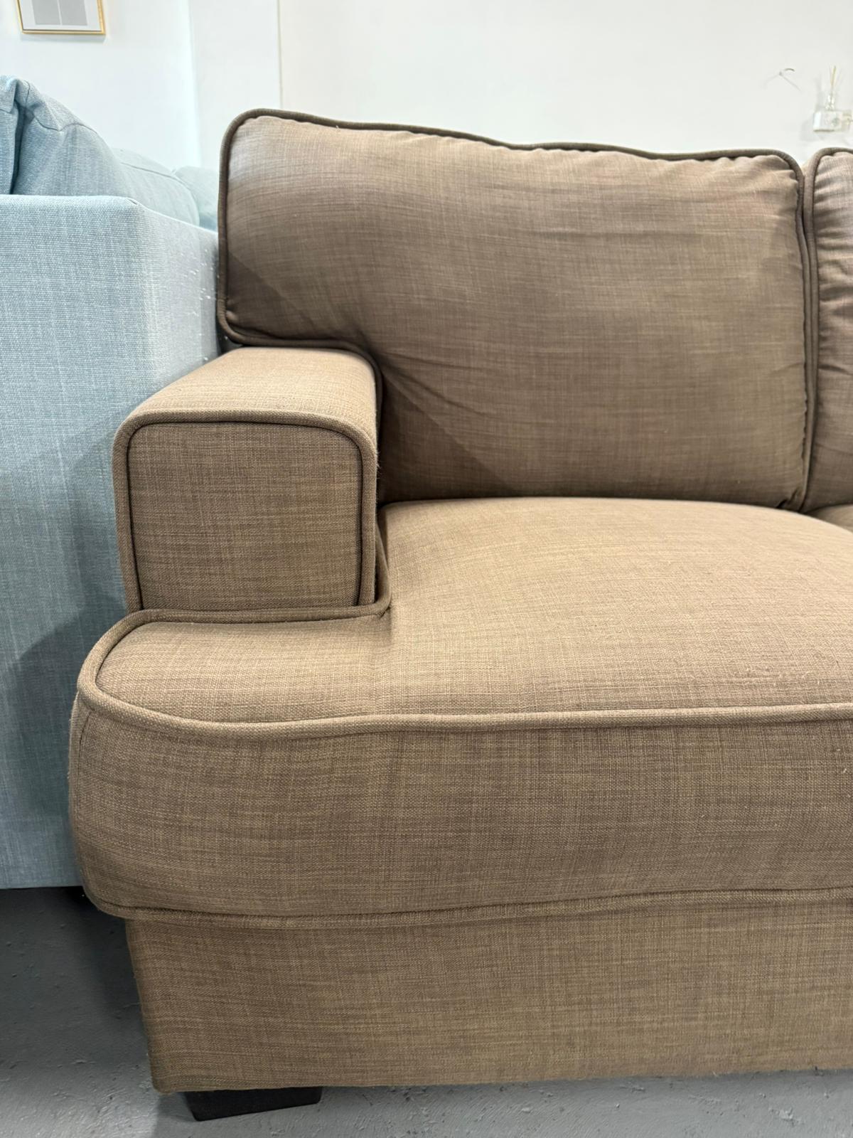 ⭐️ James lanes mocha L shape Sofa | Pre-owned – Steam cleaned | SYDNEY WIDE DELIVERY