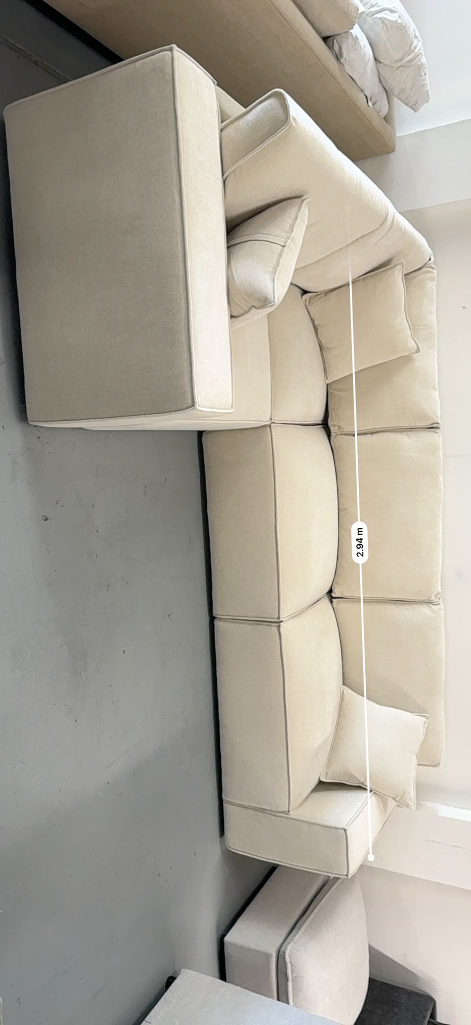 🌟 Nest Nook Beige Velora Couch – BRAND NEW 🌟