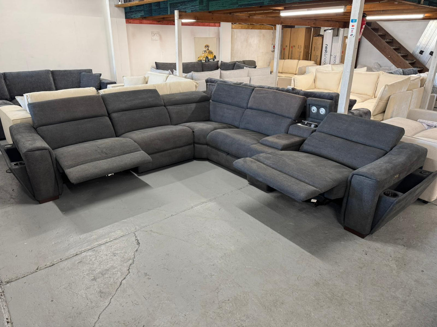⭐️ Harvey Norman Corner Sofa | Pre-owned – Steam cleaned | SYDNEY WIDE DELIVERY