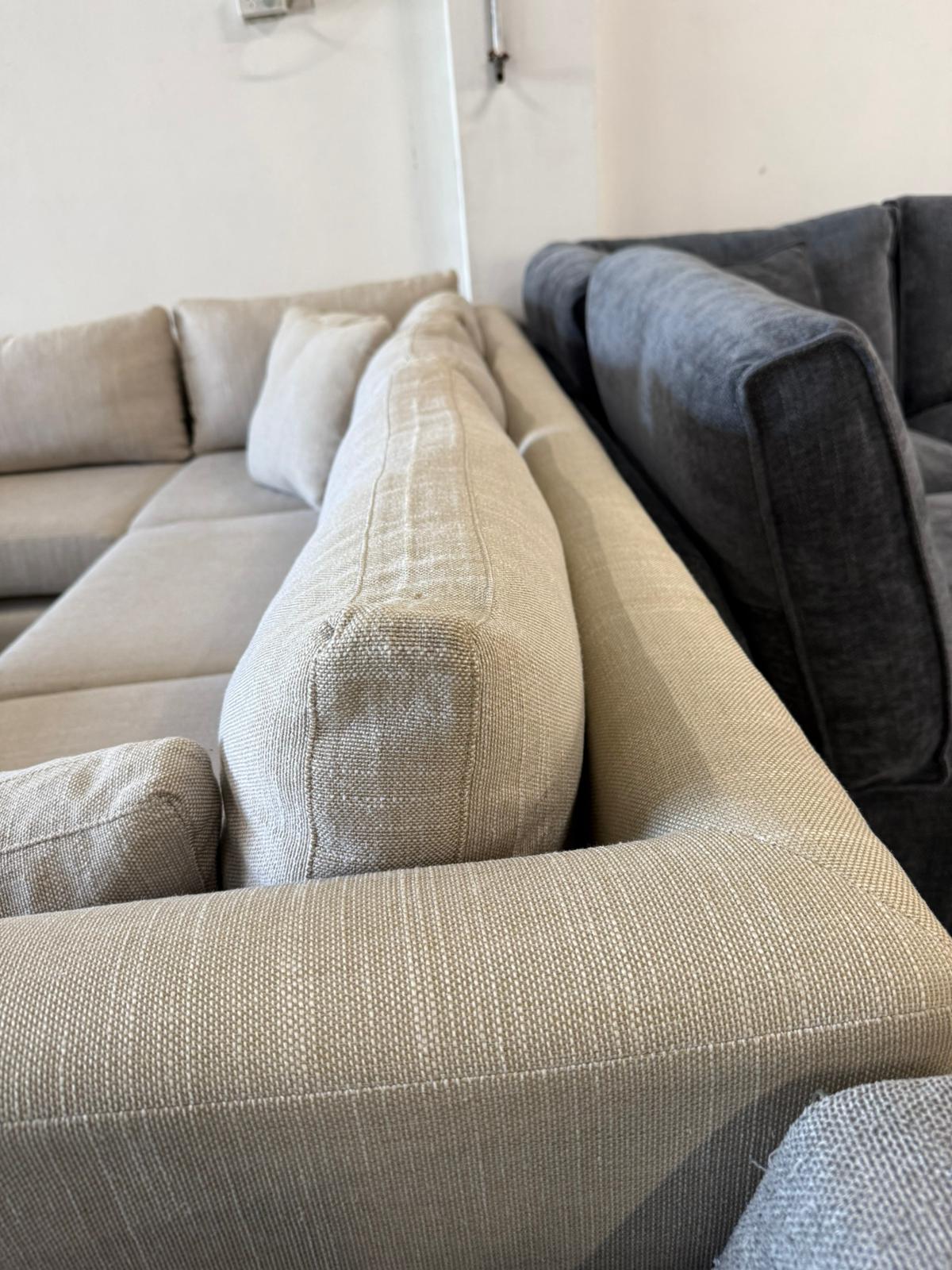 ⭐️ Coco republic corner lounge  | Pre-owned – Steam cleaned | SYDNEY WIDE DELIVERY
