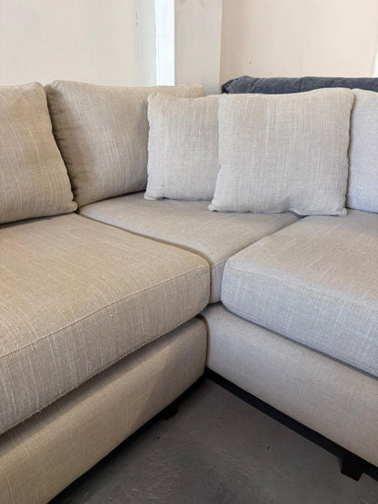 ⭐️ Coco republic corner lounge  | Pre-owned – Steam cleaned | SYDNEY WIDE DELIVERY