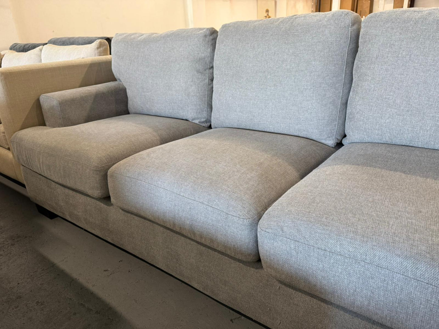 ⭐️ Beige 3 seater Sofa | Pre-owned – Steam cleaned | SYDNEY WIDE DELIVERY