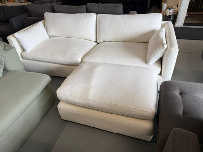 ⭐️Freedom white 3 seater + Ottoman  | Pre-owned – Steam cleaned | SYDNEY WIDE DELIVERY
