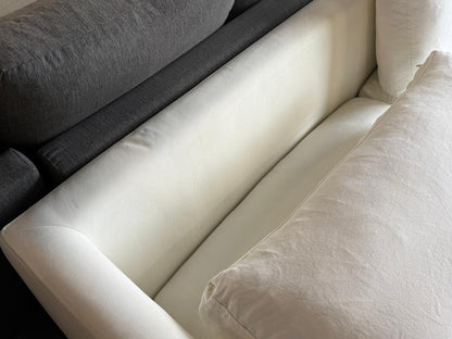 ⭐️Freedom white 3 seater + Ottoman  | Pre-owned – Steam cleaned | SYDNEY WIDE DELIVERY
