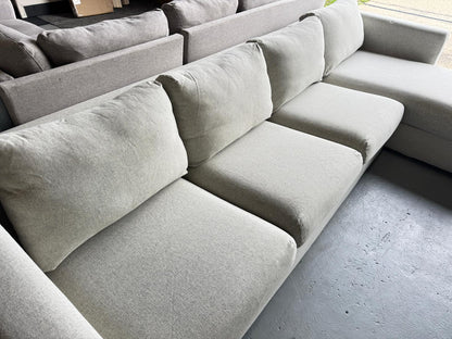 ⭐️ Cream L-shape Sofa | Pre-owned – Steam cleaned | SYDNEY WIDE DELIVERY