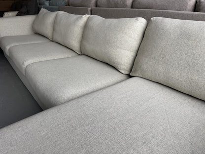 ⭐️ Cream L-shape Sofa | Pre-owned – Steam cleaned | SYDNEY WIDE DELIVERY