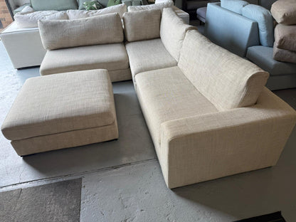 ⭐️ Freedom modular  L shape with ottoman | Pre-owned – Steam cleaned | SYDNEY WIDE DELIVERY