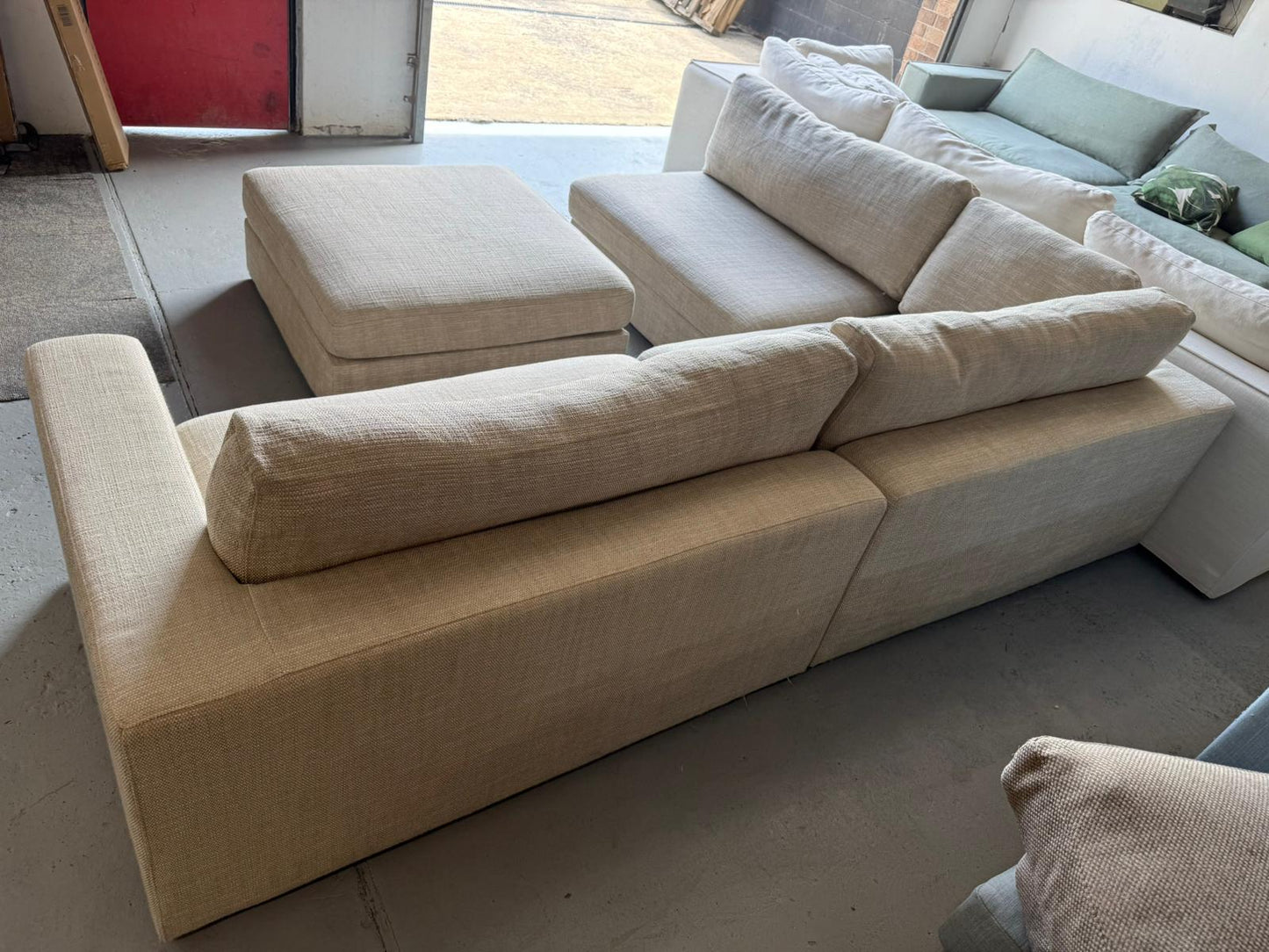⭐️ Freedom modular  L shape with ottoman | Pre-owned – Steam cleaned | SYDNEY WIDE DELIVERY
