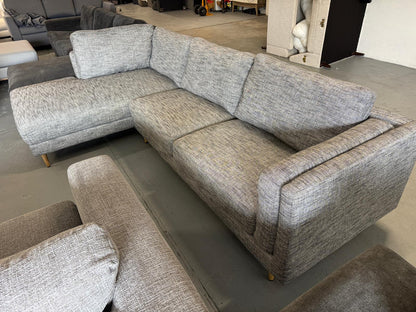 ⭐️Lounge lovers L-shape sofa | Pre-owned – Steam cleaned | SYDNEY WIDE DELIVERY