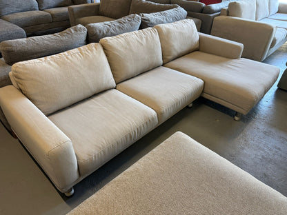 ⭐️Nick scali L-shape sofa | Pre-owned – Steam cleaned | SYDNEY WIDE DELIVERY