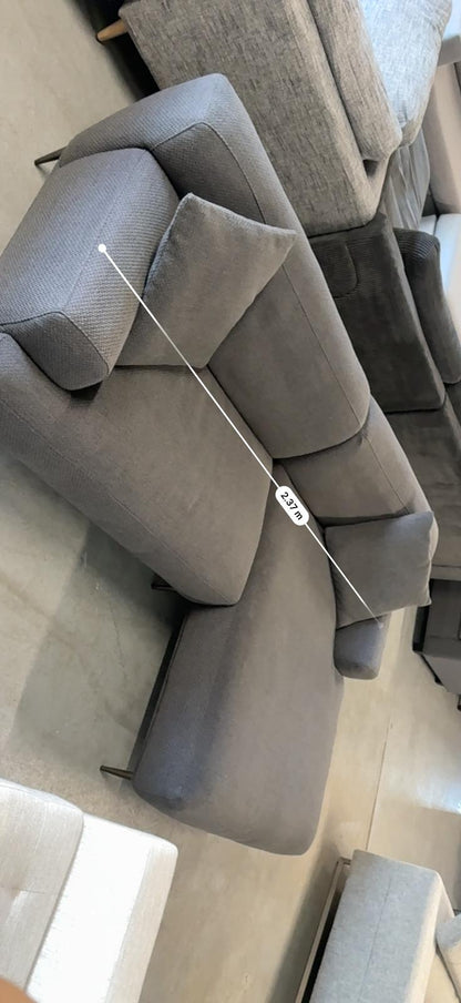 ⭐️Brosa charcoal L shape sofa | Pre-owned – Steam cleaned | SYDNEY WIDE DELIVERY