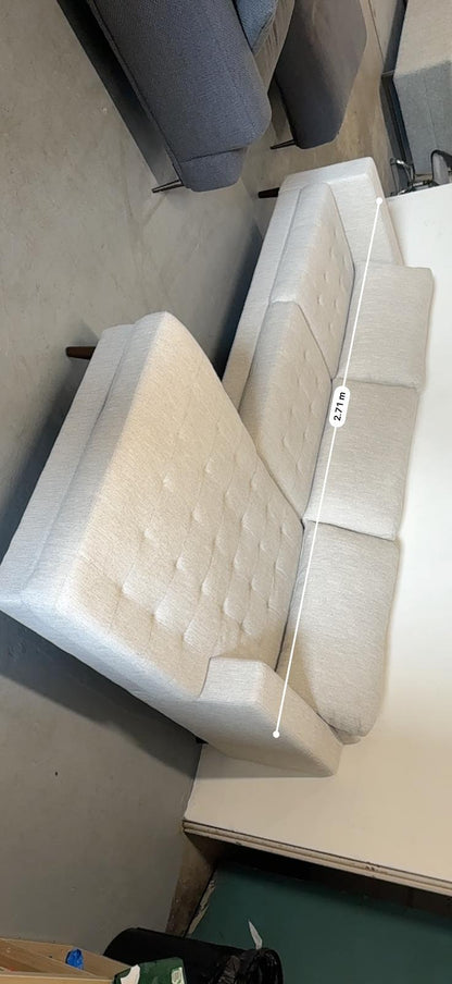 ⭐️Cream L shape sofa | Pre-owned – Steam cleaned | SYDNEY WIDE DELIVERY